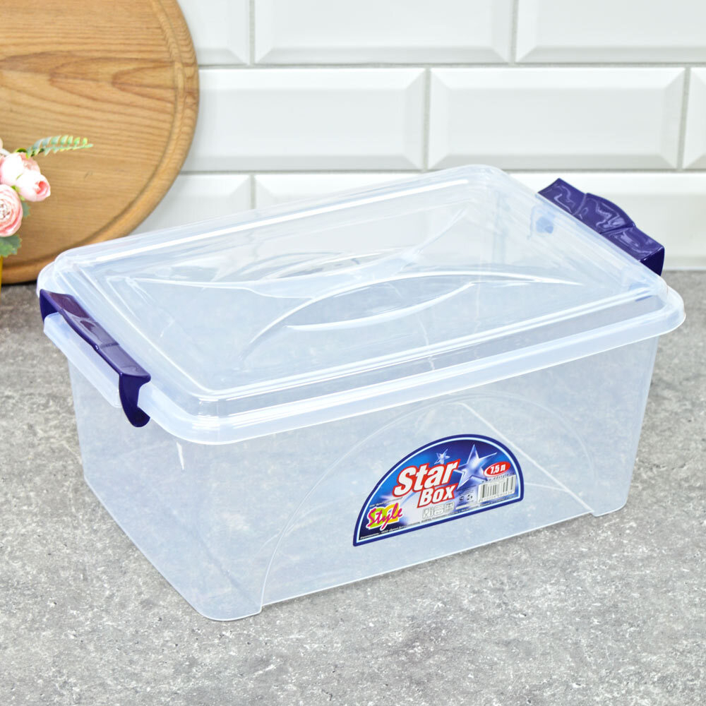 Контейнер 7,5л "Стар", прозрачный