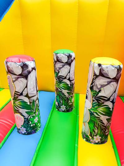 Коммерческий надувной батут «Зоомир 3», 11*7*5 м.