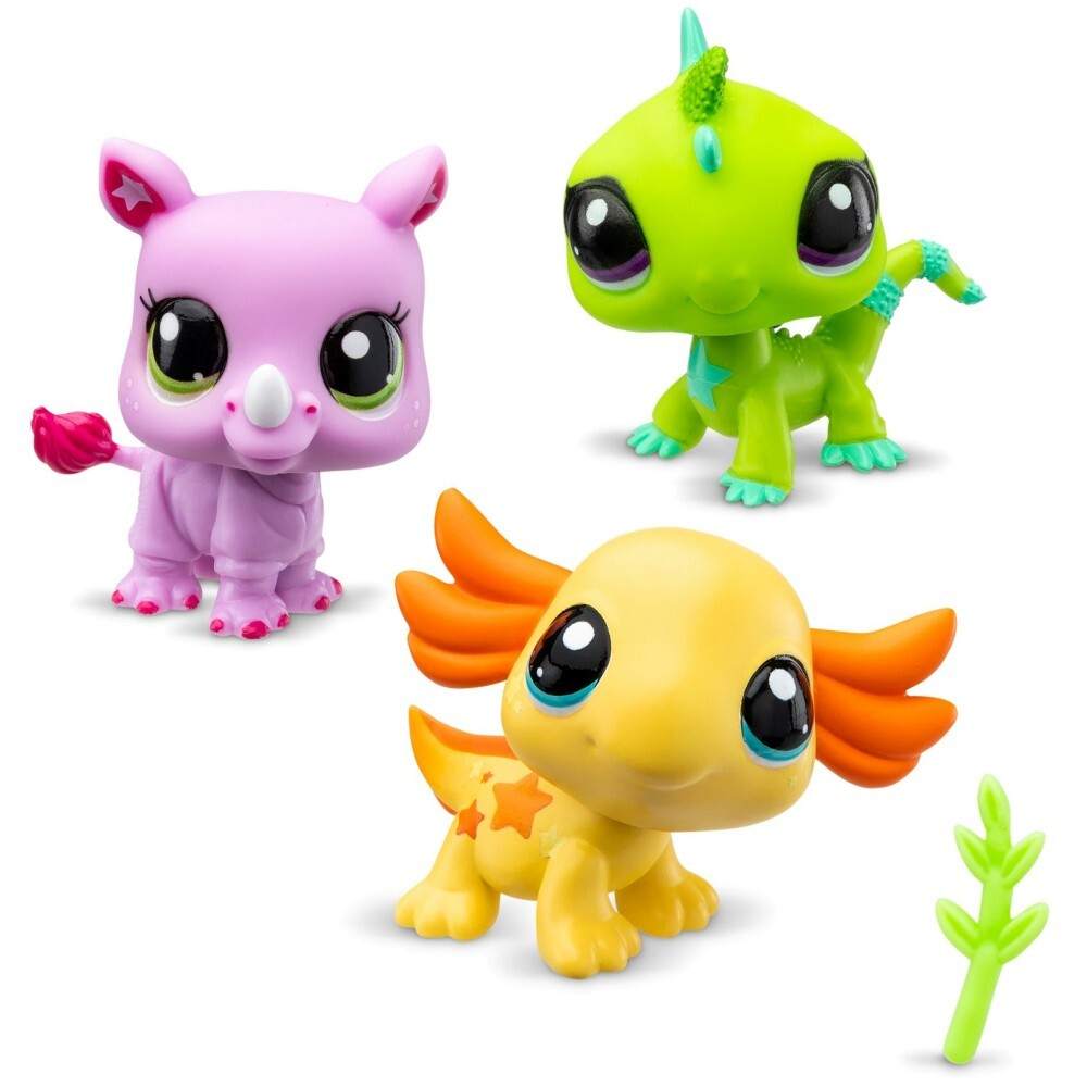 Littlest Pet Shop - Three Jungle Animals Collector Figures Tuba 3-PAK LPS00550 / артикул   LPS00550 2  / GTIN 885561005516