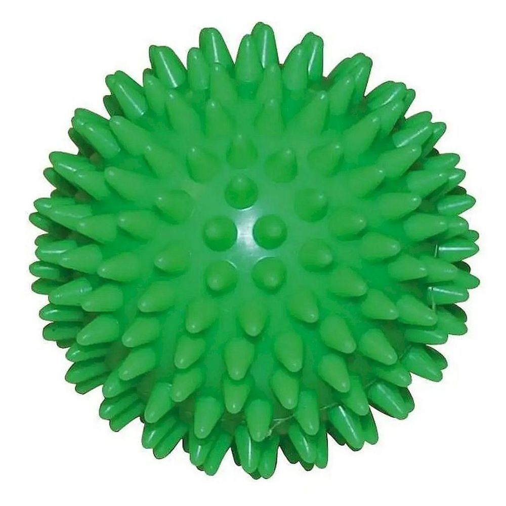 Игрушка для собак "Чистый котик" Мяч с шипами из термопластичной резины, 11 см