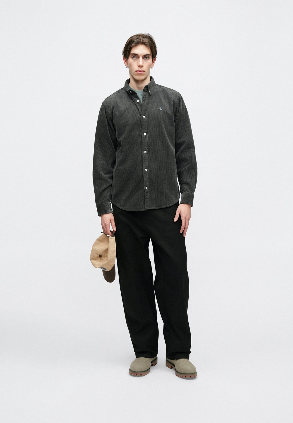 Carhartt WIP MADISON - Рубашка - Серый
