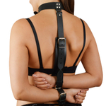 Комплект Sitabella Новичок фиксатор ошейник и наручники черный