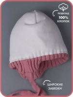 Шапка для девочки зимняя вязаная и снуд