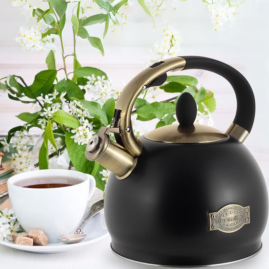 Чайник 2,7 л. из нержавеющей стали со свистком Kamille KM 0852