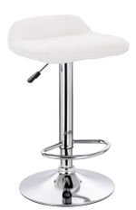 Стул барный Everprof Form Экокожа Белый