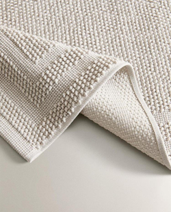 ZARA HOME КОВРИК ДЛЯ ВАННОЙ ИЗ ХЛОПКА С АНТИСКОЛЬЗЯЩЕЙ ПОВЕРХНОСТЬЮ, СЕРЫЙ