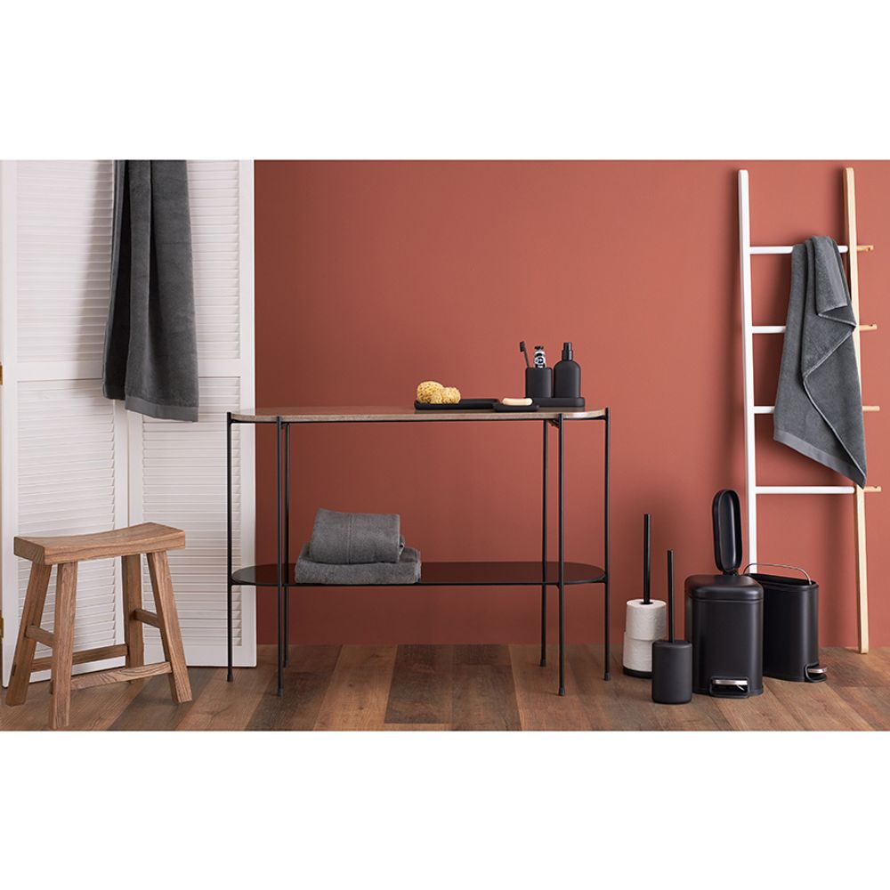 Стакан для зубных щеток Slim, черный