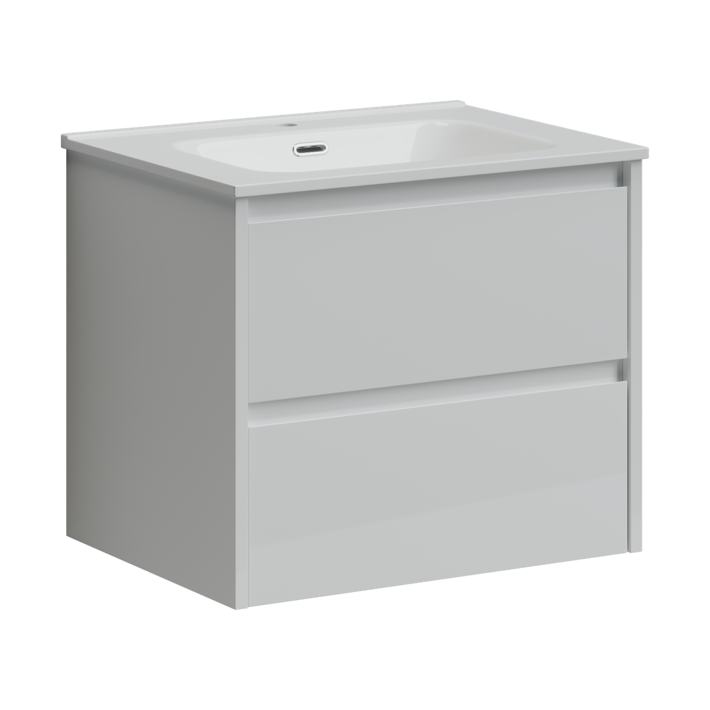 Тумба с раковиной Sancos Libra, 59 см., эмаль белый, LB60W