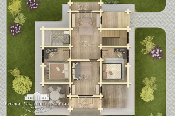 Строительство домов из профилированного бруса в Заокском