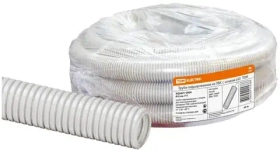 Труба гофрированная ПВХ d 32 с зондом (50 м) легкая SQ0401-0004