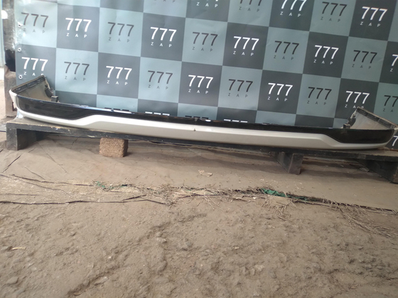 Юбка заднего бампера Executive Toyota Land Cruiser 200 15-21 Б/У Оригинал 76871d8010