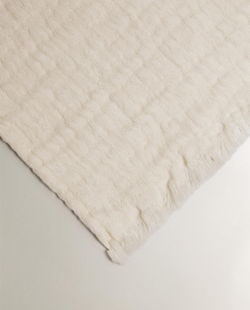 Zara Home плед из хлопка, зелёный · 3121/004