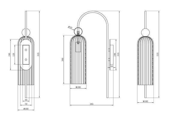 Бра Maytoni Antic MOD302WL-01CG