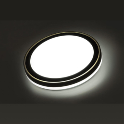 7620/DL PALE SN 000 Светильник пластик/черный/медный LED 48Вт 3000-6300K D390 IP43 пульт ДУ AKUNA