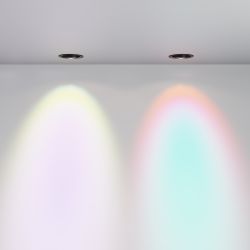 Встраиваемый светильник светодиодный Maytoni Lens DL105-12W4K-B