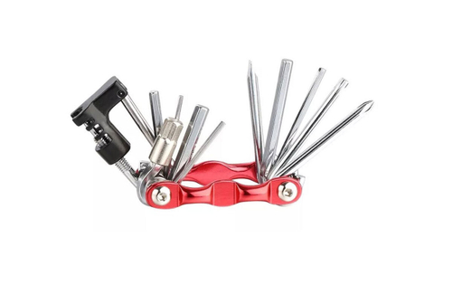 Ключи TRIX шестигранные в наборе 2/2.5/3/4/5/6/8 мм + 3 отвертки+выжимка цепи+монтажка