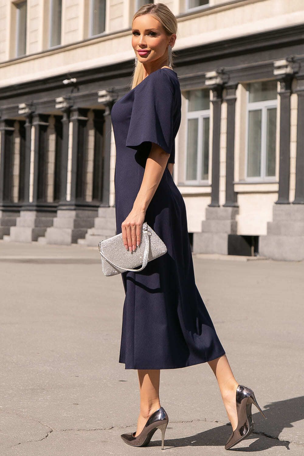 Платье "Астра" (блю) П3977 LT Collection (Акция)