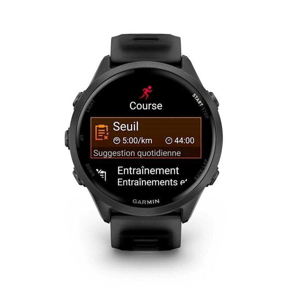 Смарт часы Garmin Forerunner 570 - 47 mm Slate Gray Aluminum Translucent Black / Black