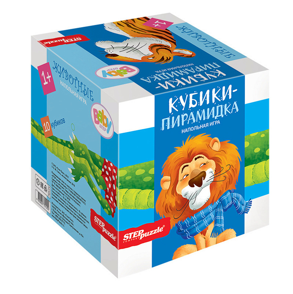 Кубики-пирамидка "Животные"