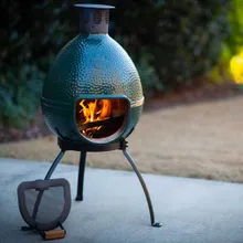 Садовый керамический камин Big Green Egg Chiminea