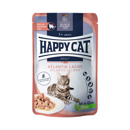 Happy Cat Culinary Мясные кусочки в соусе (Атлантический лосось)