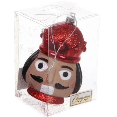 Елочная игрушка «Новогодний солдат» 7,5*7*11 см, красный