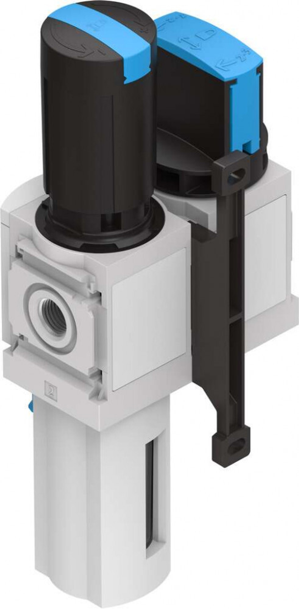 Блок подготовки воздуха, комбинация Festo MSB6-1/2:C3J4-WP