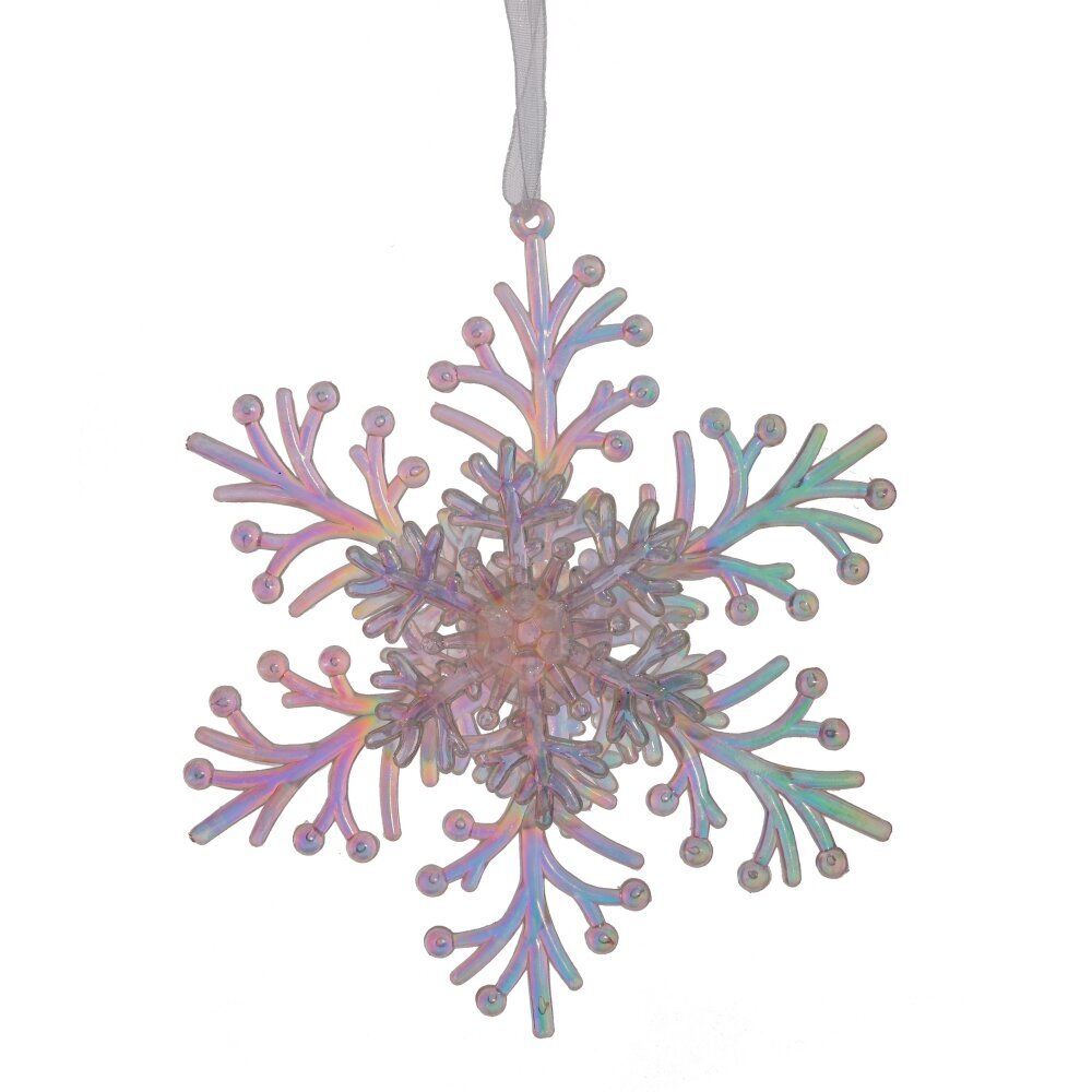 GAEM Украшение новогоднее "Снежинка", L11 W1,5 H13 см, 2в.