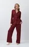 CADANCE BURGUNDY Пижама женская со штанами