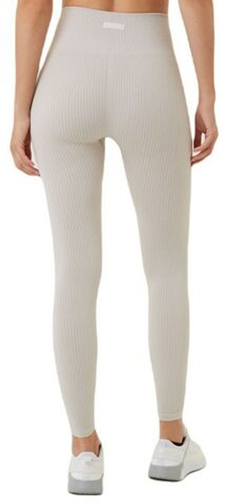 Leginsy Björn Borg Sthlm Seamless Rib Tights - Бежевый