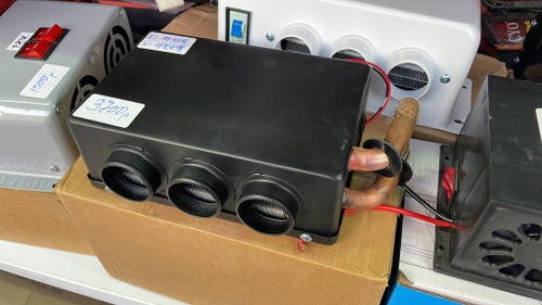 S1 - Печка (12 вольт, 3 секции) доп. прогрева салона 3/0 - 3 отверстия ( 3 СЕКЦИИ печь отопитель ) (12 вольт)