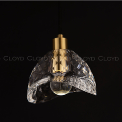 Подвесной светильник Cloyd VIKRAM P1 / Ø13 см - латунь (арт.11113)