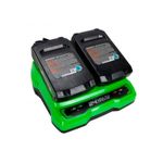 Зарядное устройство на 2 аккумулятора Greenworks G24C,2931907,24v
