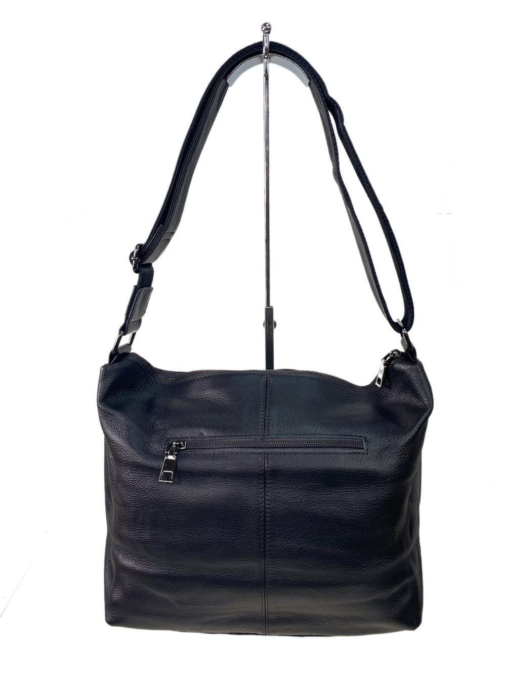 Женская сумка из натуральной кожи, цвет темно-коричневый