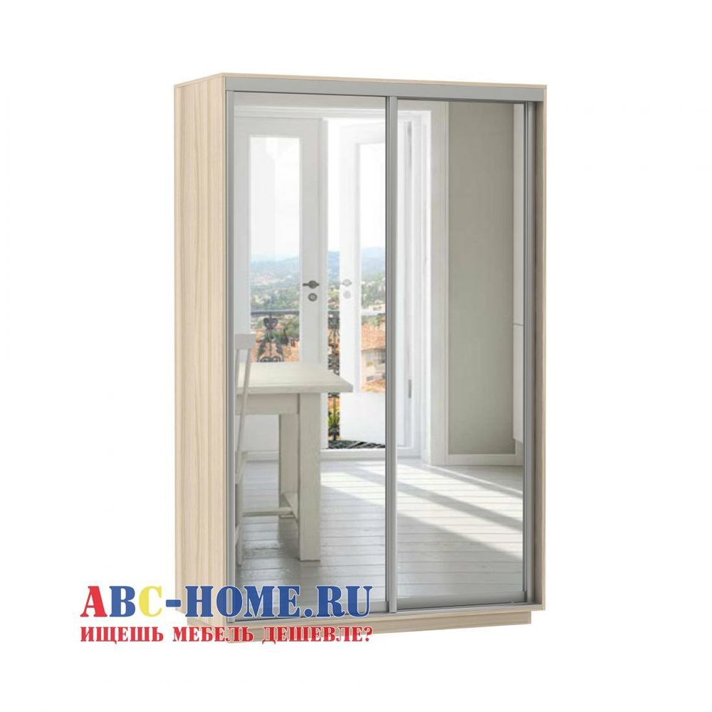 Шкаф-купе "Экспресс Экспенс Дуо" (ясень шимо светлый) 2200х1600, МК Е1, г. Белореченск