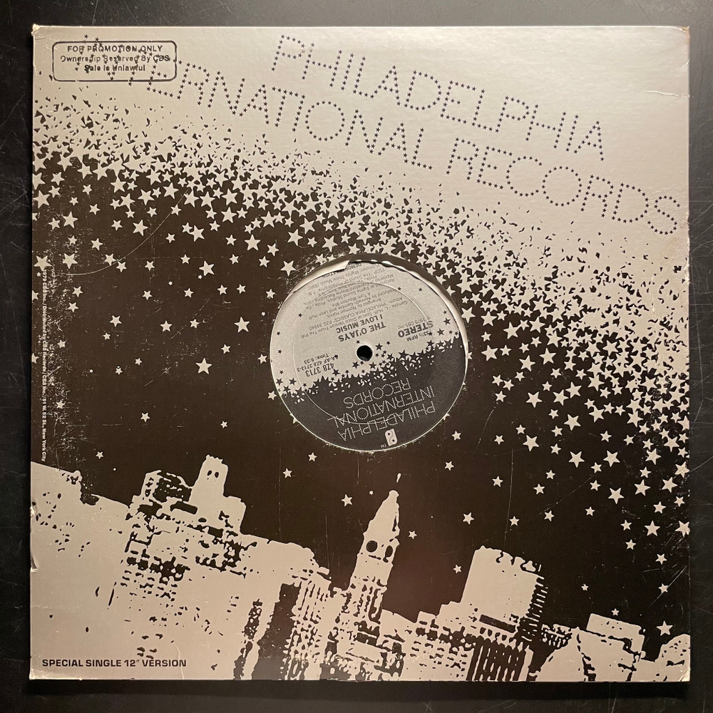 The O'Jays ‎– I Love Music / Livin' For The Weekend (США 1979г.) 12", 45 RPM