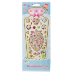 Наклейки-стразы Alingar, акриловые, "Клубничка", пакет с европодвесом