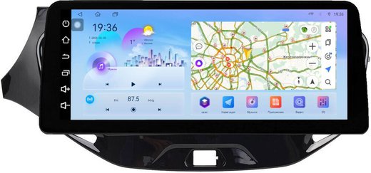 Магнитола для Lada Vesta 2015-2022, Vesta Cross - FarCar монитор 12.3" 2K QLED на Android 14, TS10, CarPlay, 4G SIM-слот