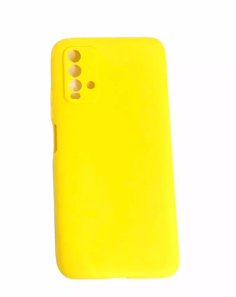 Накладка Xiaomi Redmi 9T силикон матовый желтый Zibelino
