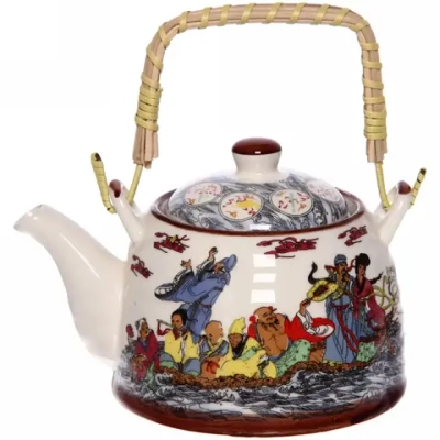 Чайник заварочный керамический 400мл с ситом «Хан»