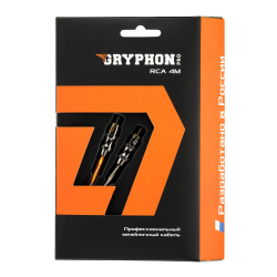 DL Audio Gryphon Pro RCA 4M межблочный кабель 2RCA→2RCA (4 м)