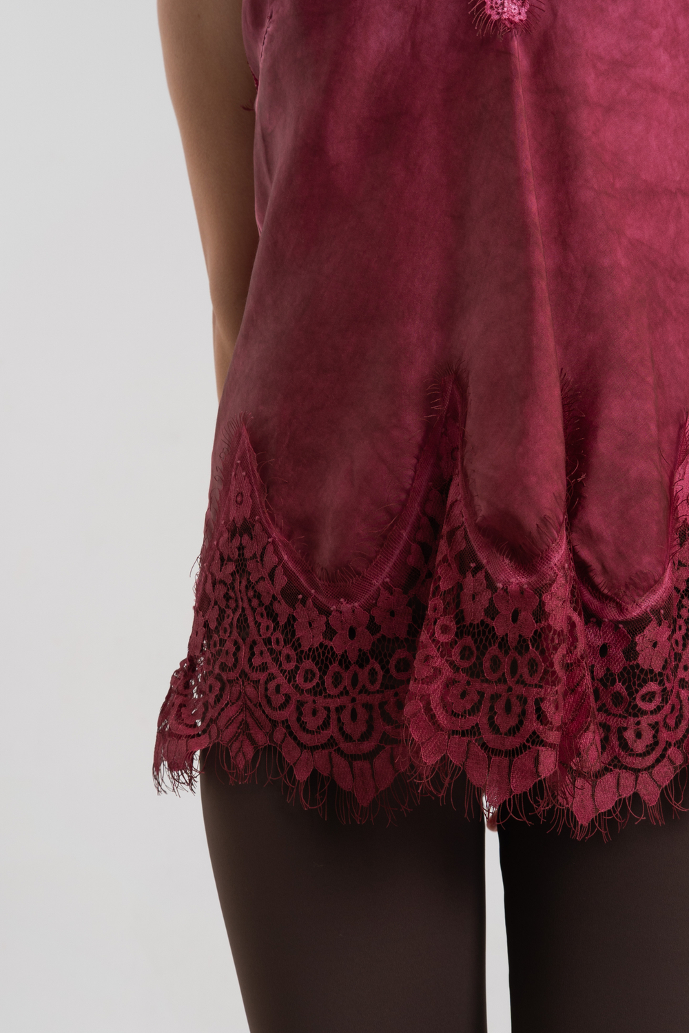 Топ с кружевом