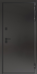 Дверь Входная Бункер BN-10 с терморазрывом 19 Зеркало Белый софт