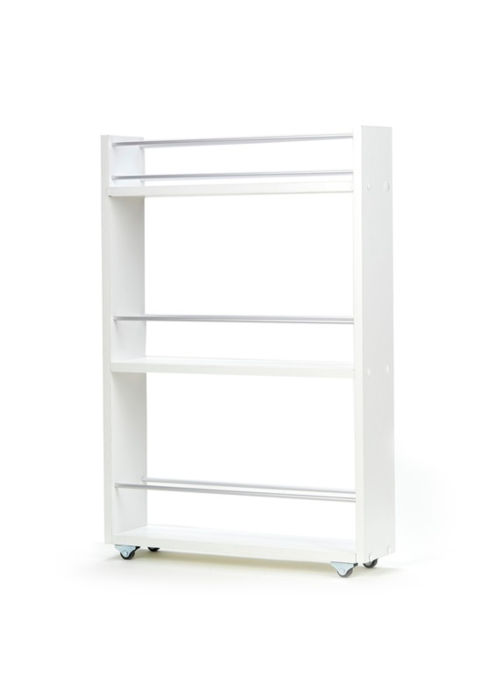 Полка выдвижная, для кухни и ванной комнаты 76х52х12 см, 3-х этажная,белый