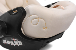 Прогулочная коляска Peppy Amici с автокреслом Verona Beige Beige рама Gold