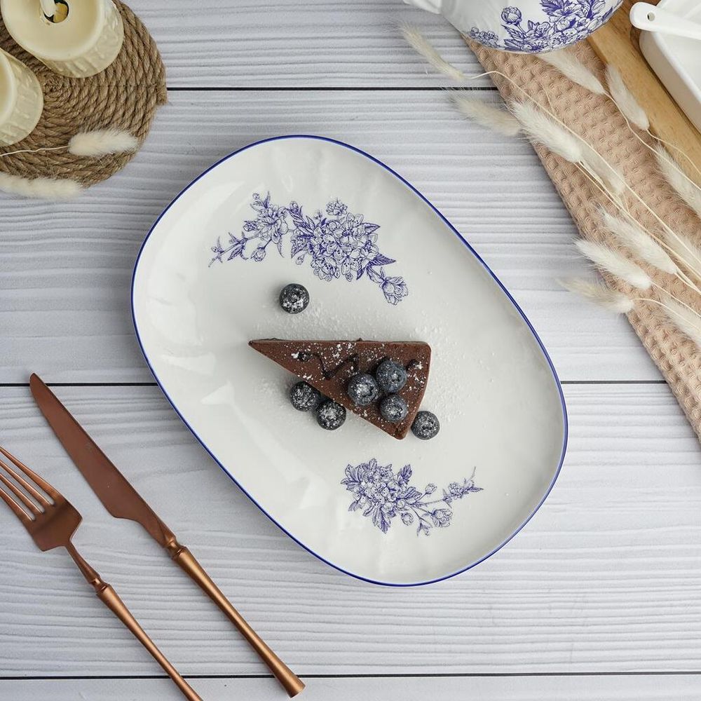 Блюдо овальное 25,6*17,8 см h2,5 см Sea Flower P.L. Proff Cuisine [1]