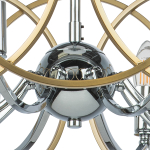 713083 Люстра REGOLO 8х40W E14 ХРОМ/ЗОЛОТО