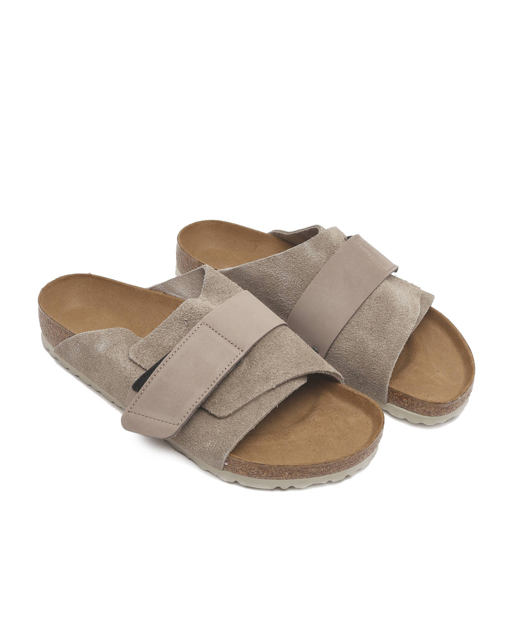 Кожаные шлепанцы kyoto Birkenstock - коричневый(1015572)