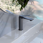 Смеситель для раковины Vincea Verse VBF-2VE1GM однорычажный, вороненая сталь