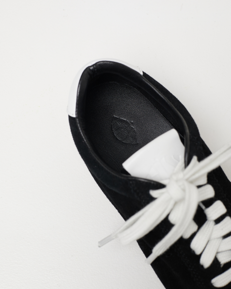 Кеды из натуральной замши черный